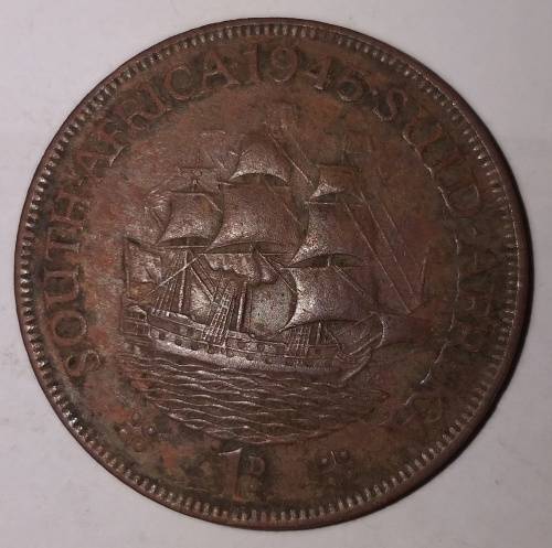 1945 - 1 PENNY - Union of South Africa