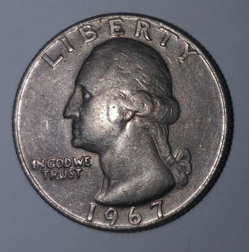 1967 - 1/4 DOLLAR - USA