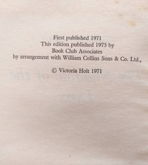 THE SHADOW OF THE LYNX - VICTORIA HOLT (Hardcover)