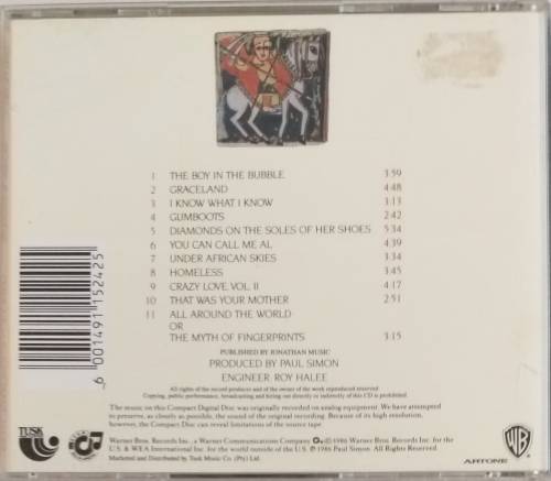 CD - PAUL SIMON - GRACELAND