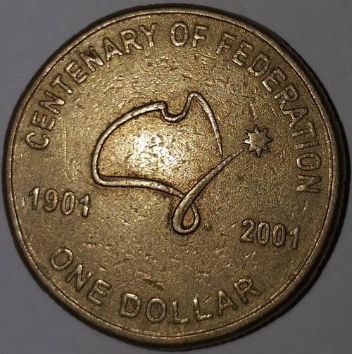 COIN - 2001 - 1 DOLLAR - AUSTRALIA - CENTENARY OF FEDERATION