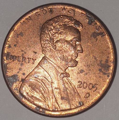 2005 D - 1 CENT - LINCOLN MEMORIAL CENT (PENNY) - ONE CENT - DENVER MINT - USA