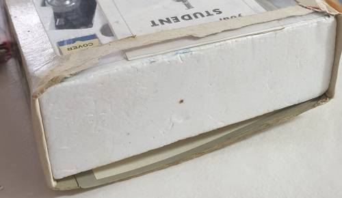 Vintage Microscope Lab Creative Science Illuminator 600X Student Microscope