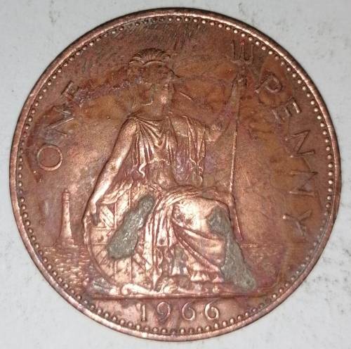 1966 - ONE PENNY - GREAT BRITAIN