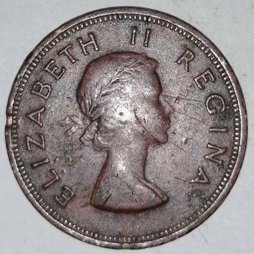 1953 - 1 PENNY - (1D) - UNION OF SOUTH AFRICA