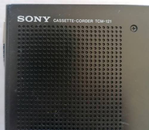 VINTAGE SONY CASSETTE - CORDER. MODEL: TCM-121 (CIRCA 1980`S) TAPE RECORDER/WALKMAN