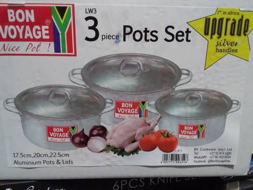 6PCS POTS ALUMINIUM SET