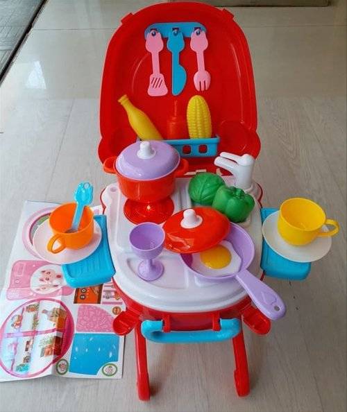 KITCHEN KIDS FUN 31PCS COOKING A DELICIOUS DINNER WITH MUSIC