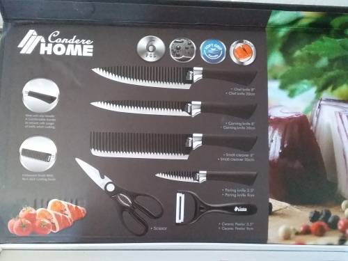 PROFESSIONAL HIGH QUALITY 6PCS KNIFE SET