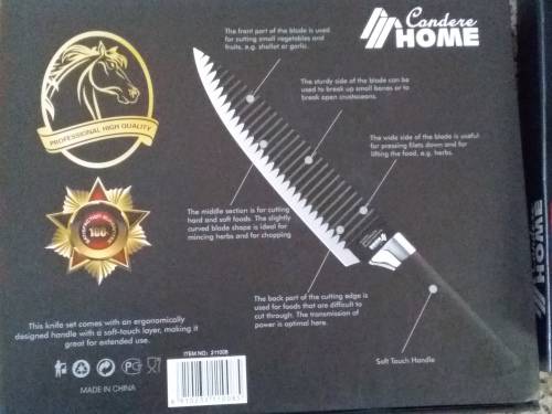 PROFESSIONAL HIGH QUALITY 6PCS KNIFE SET