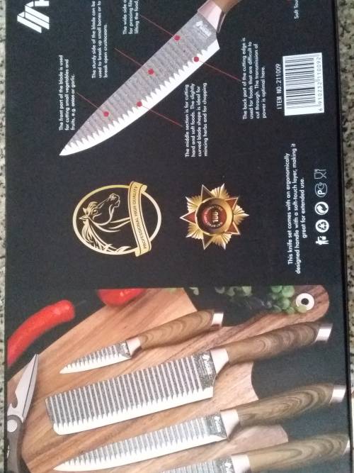 PROFESSIONAL HIGH QUALITY 6PCS KNIFE SET