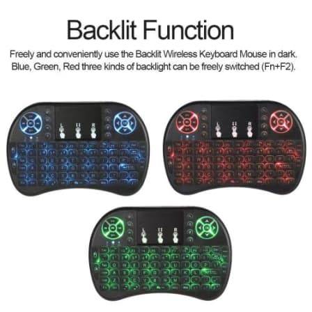 Mini Wireless Keyboard with RGB, 2.4GHz Wireless