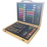 55pcs Personalised Wooden Art Box Set