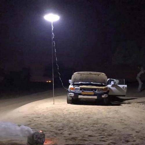 High Power Ultra Bright Telescopic Fishing Rod Led Camping Light For Outdoor (no remote)
