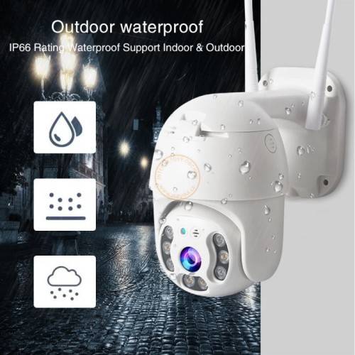 WATER PROOF 4K WI FI INDOOR AND OUTDOOR INTELLIGENT CAMERA