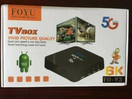 SMART TV BOX 6K Android 101 (4GBRAM 32GBROM) 3D  MXQ Pro Ultra TV Box VIVID PICTURE QUALITY