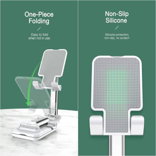 PHONE HOLDER TABLET STAND FOLDING DESKTOP NON SLIP FOLDABLE UNIVERSAL MULTI ANGLE