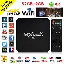 MXQ Pro 4K Android 9.0 TV Box 5G Wifi 32GB+2GB Smart Streaming Media Player