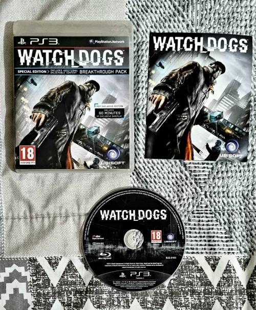 CIB Watch Dogs for PS3 Special Edition