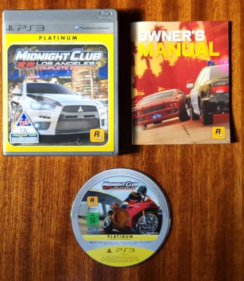 Midnight Club LA Complete Edition [Platinum] for PS3 - Complete