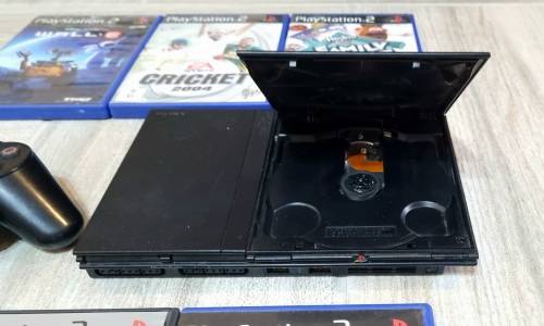 Playstation 2 + 5 Games + Controller + Original Box - Free Shipping