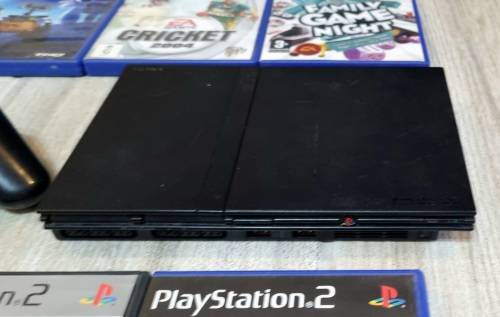 Playstation 2 + 5 Games + Controller + Original Box - Free Shipping