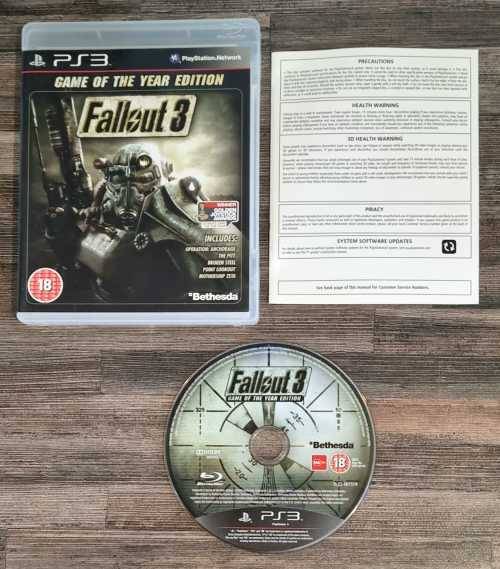 Fallout 3 Game Of The Year Edition for PS3 - Complete