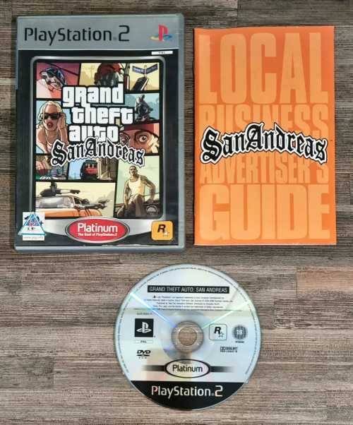 Grand Theft Auto San Andreas for PS2 - Complete