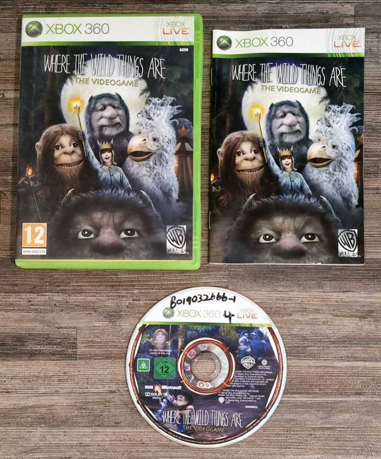 Where The Wild Things Are The Videogame for Xbox 360 - Complete