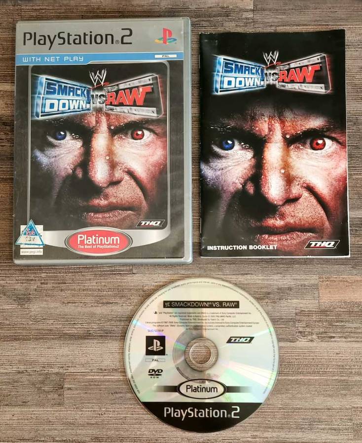 Smackdown vs Raw for PS2 - Complete