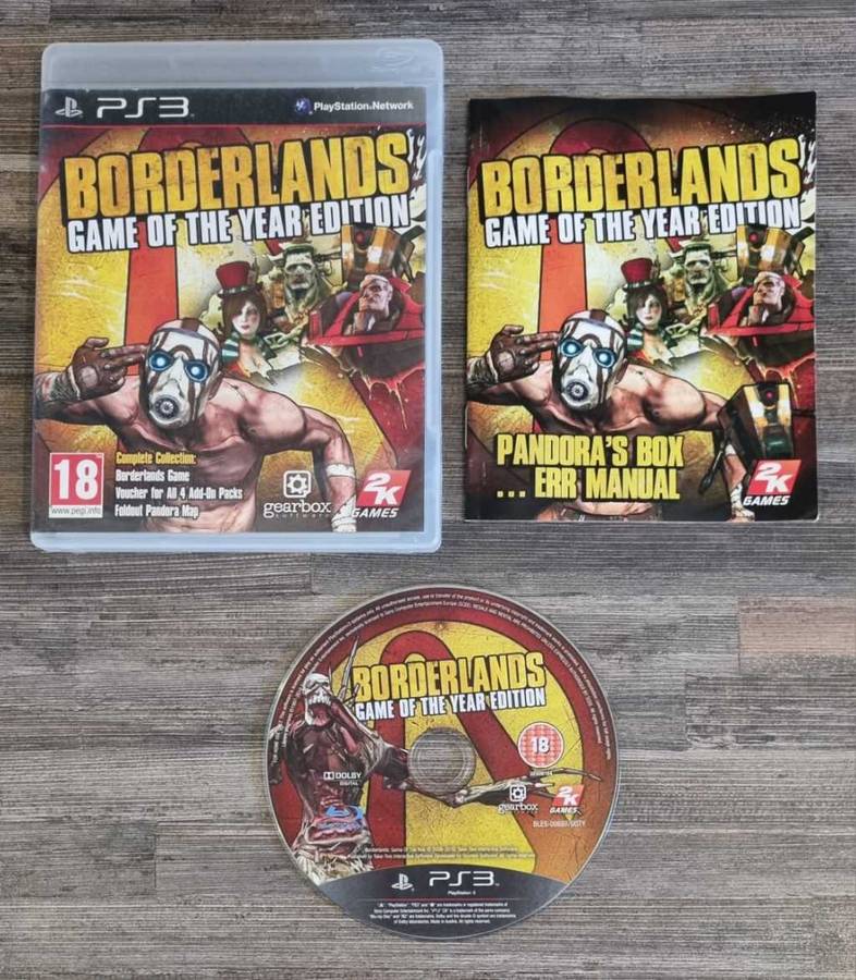 Borderlands Game of the Year Edition for PS3 - Complete