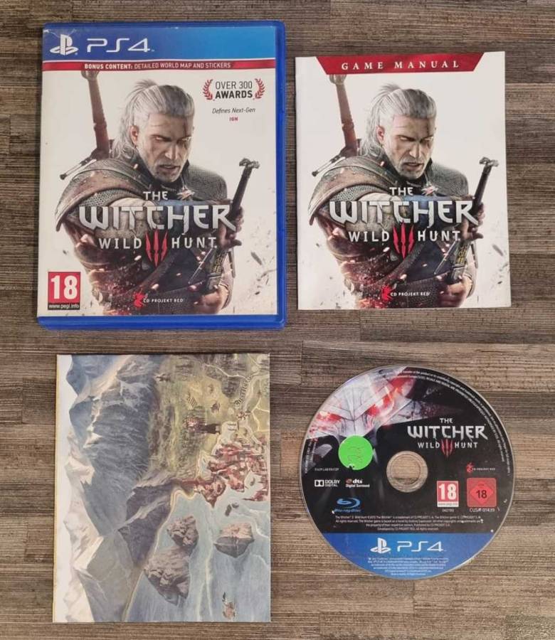 The Witcher Wild Hunt 3 for PS4 - Complete