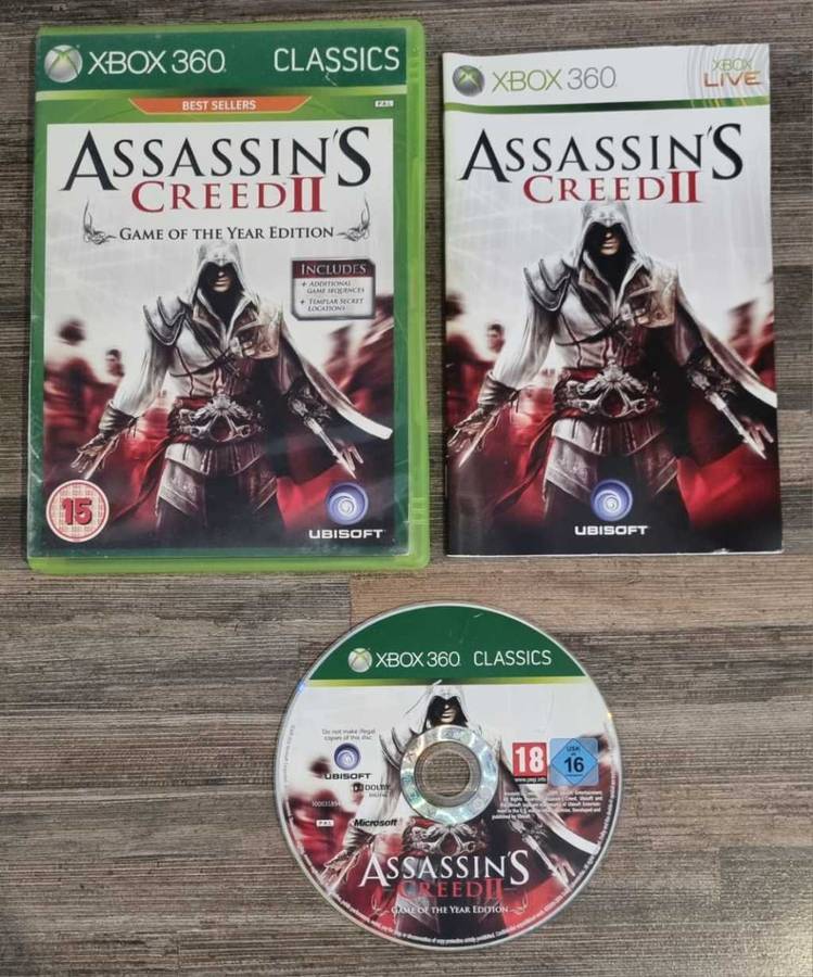 Assassin`s Creed 2 Game of the Year Edition for Xbox 360 - Complete