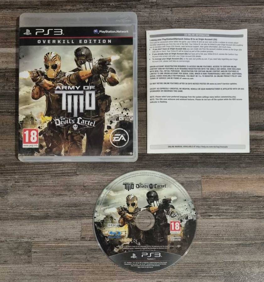 Army of Two Overkill Edition for PS3 - Complete