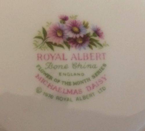 ROYAL ALBERT FLOWER OF THE MONTH - SEPTEMBER DUO