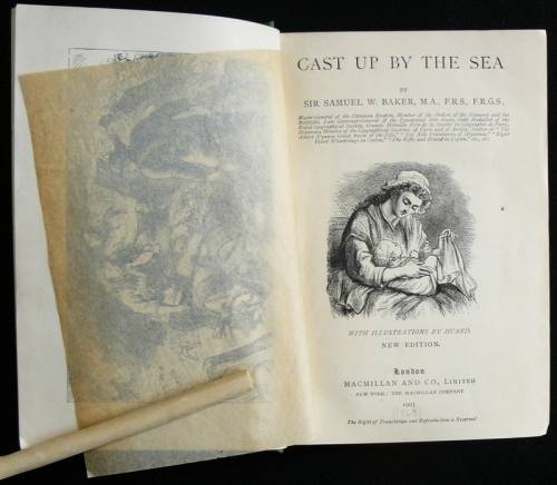 Cast Up By The Sea. Baker., Sir Samuel W. illustrations by Huard
