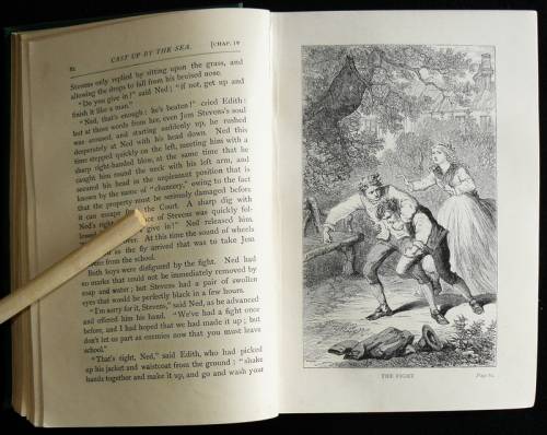 Cast Up By The Sea. Baker., Sir Samuel W. illustrations by Huard