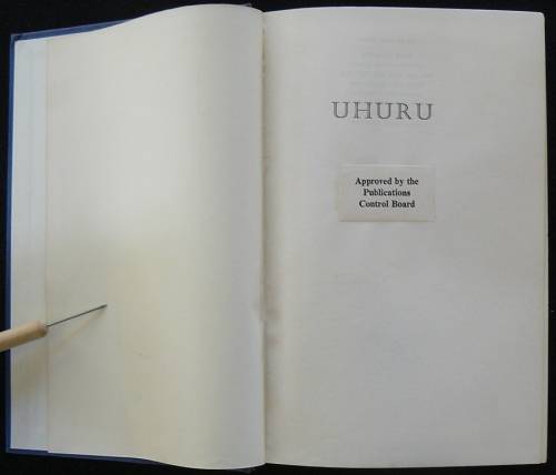 Uhuru. Ruark. Robert
