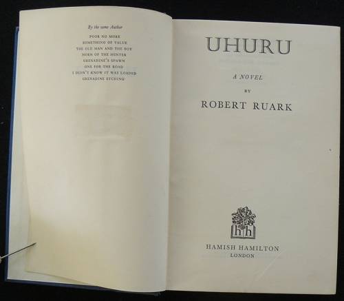 Uhuru. Ruark. Robert