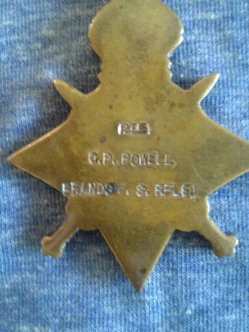 C.P.Powell Brands Rifles WW1 Medals