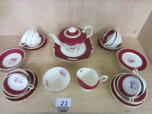 Stunning!! 38 PIECE PARAGON TEA & CAKE SET.!! Very rare.