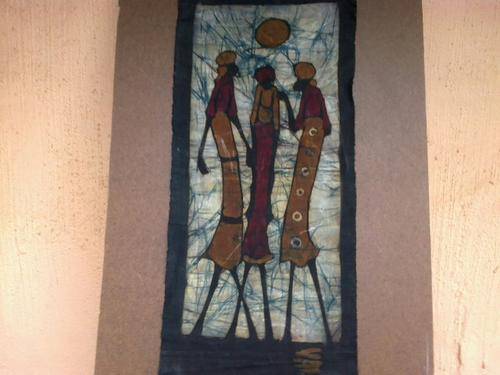 LOVELY BATIK BY VAL OF THREE WOMEN.WARM COLOURS!!