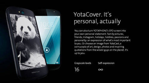 YOTAPHONE 2 - 4G LTE 5" FHD AMOLED + 4.7" qHD Dual Screen 32GB Wireless GPS BLACK