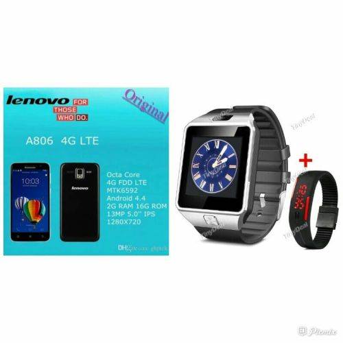 LENOVO A806 5" IPS HD Octa-core Android 4.4 4G LTE 16GB ROM (Local Stock)