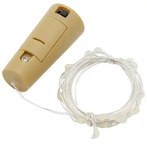 20 LED Mini Cork Light String Bar Decorative String Light 2m