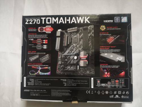 MSI TOMHAWK Z270  MOTHERBOARD