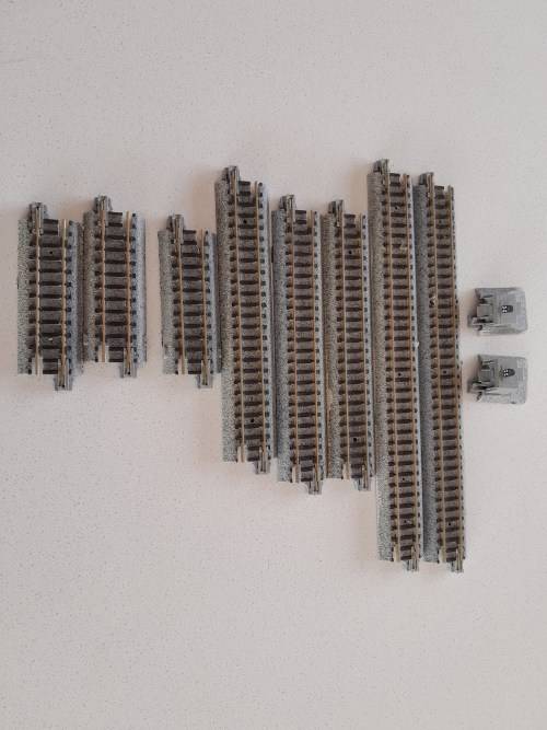 KATO UNITRACK   SETTRACK VARIOUS LENGHTS + 4 PIONTS