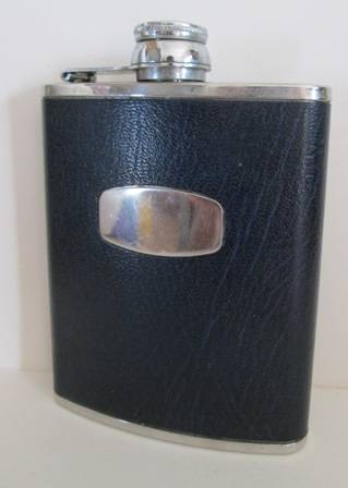 6 OZ Stainless Steel Hip Flask - Made in Great Britain