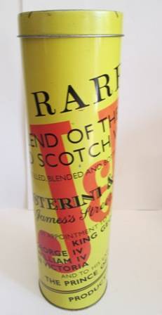 Smart Tall J&B Whiskey Tin