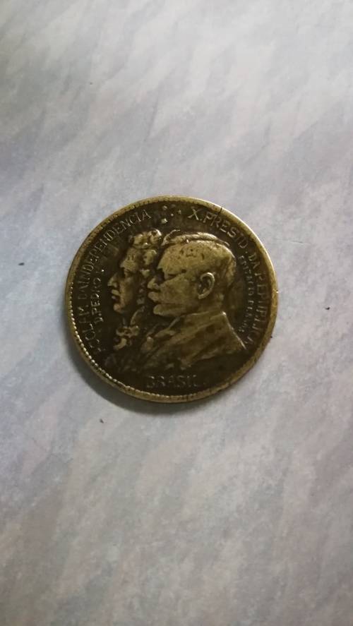 1822 - 1922 500 Reis Portugal Independence Coin